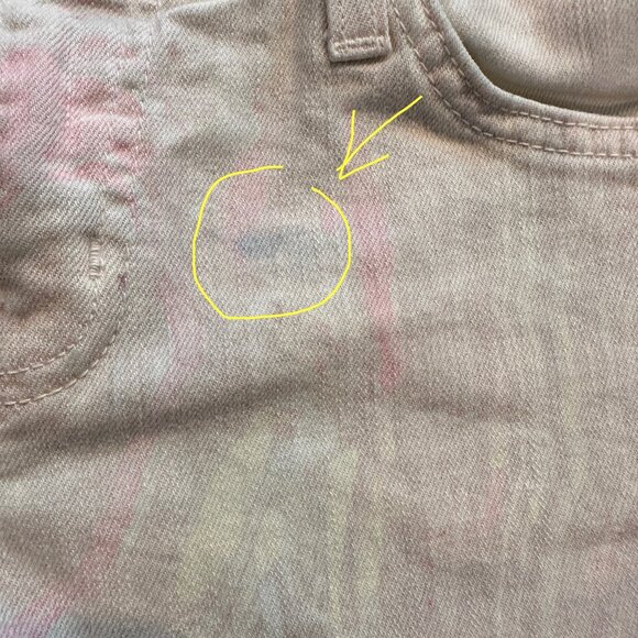 Current/Elliott Marble Shorts 27 Mid Rise Stretch Denim Raw Hem - Picture 5 of 7